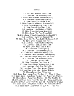 DJ^blyss`s Playlist