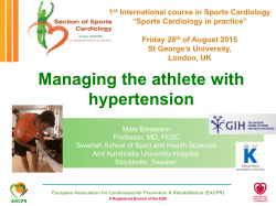 - Cardiac Risk in the Young