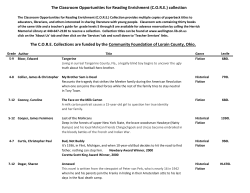 CORE - Herrick Memorial Library