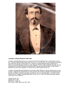 Livingston Lafayette Blackwell