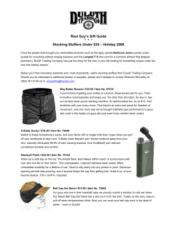Real Guy`s Gift Guide * * * Stocking Stuffers Under $35 &ndash; Holiday 2008