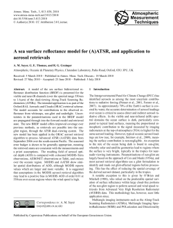 A sea surface reflectance model for