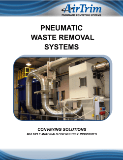 Pneumatic Waste Removal Systems