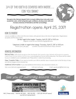 Registration opens April 25, 2017! 3/4 of the Earth is covered with