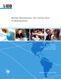 The scope of worldwide remittances: trends and challenges