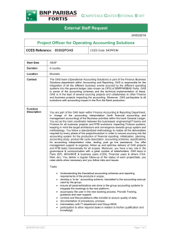 external staff request
