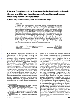 Effective Compliance of the Total Vascular Bed and the Intrathoracic