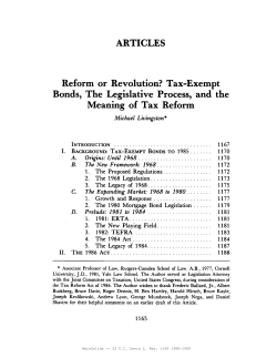 Meaning of Tax Reform