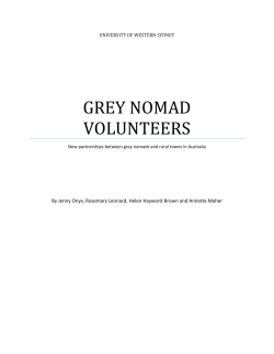 grey nomad volunteers