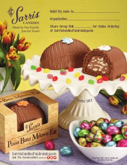 Sarris Easter Candy Brochure