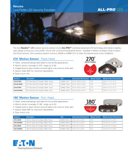 Revolve Low Profile LED Security Floodlight