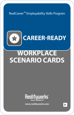 workplace scenario cards