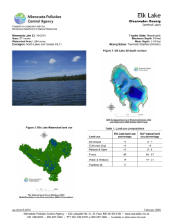 Elk Lake - Minnesota DNR