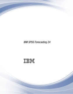 IBM SPSS Forecasting 24