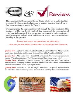 Topic 9 Research and Review