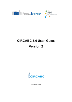 CIRCABC User Guide