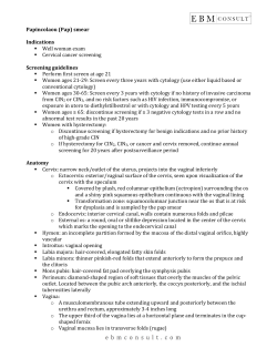 Pap smear EBM Consult