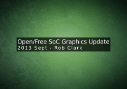 Open/Free SoC Graphics Update