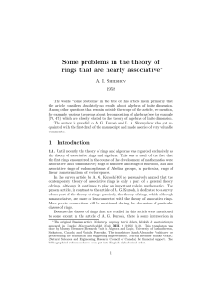 Some problems in the theory of rings that are nearly associative