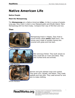 Native American Life