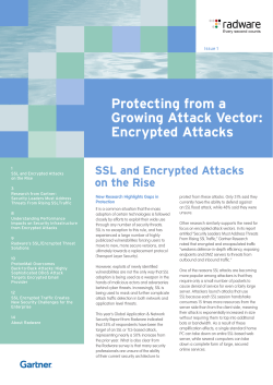Protecting from a Growing Attack Vector: Encrypted Attacks