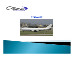 B747-400F - Alliance Jets