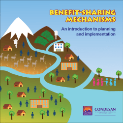 benefit-sharing mechanisms benefit-sharing mechanisms