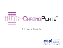 Muta-ChromoPlate kit
