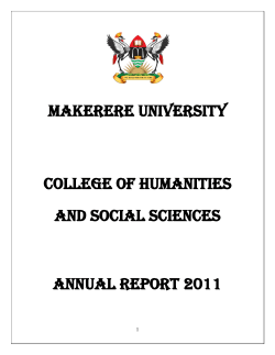 makerere university college of humanities and social sciences