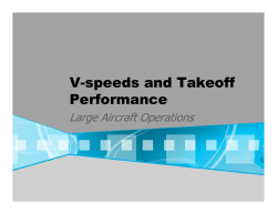 V-speeds and Takeoff Performance