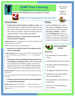 LEAP Into Literacy