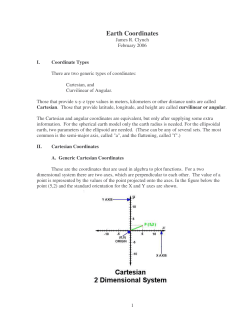 Earth Coordinates - James R. Clynch GPS Geodesy Geophysics
