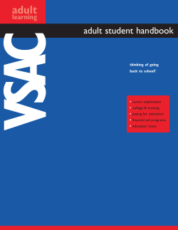 Adult Student Handbook