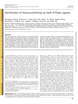 Identification of Hydroxyxanthones as Na/K