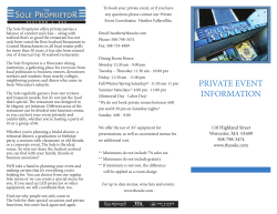 private event information