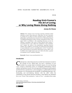 The Art of Loving