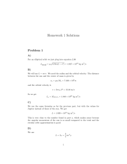 Homework 1 Solutions