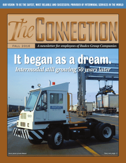 It began as a dream.