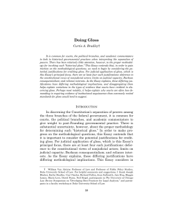 Doing Gloss - Chicago Unbound