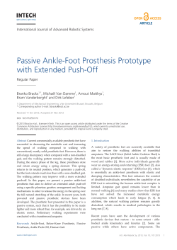 Passive Ankle-Foot Prosthesis Prototype with Extended Push-Off
