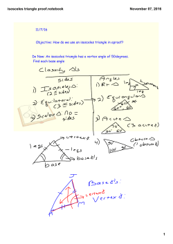 isosceles triangle proof.notebook