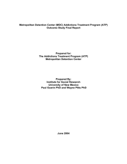 (MDC) Addiction Treatment Program (ATP)