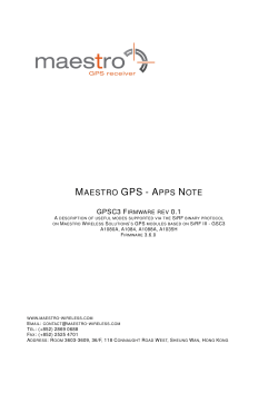 AppNote – GPSC3 Firmware