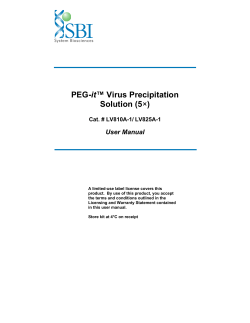 PEG-it&trade; Virus Precipitation Solution (5&times;)