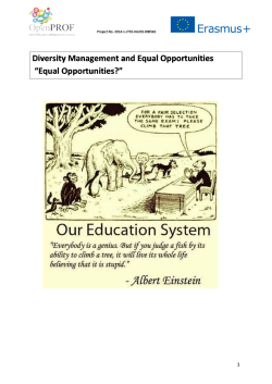 Equal Opportunities?