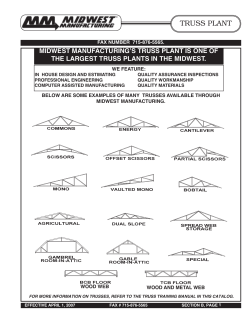 below are some examples of many trusses