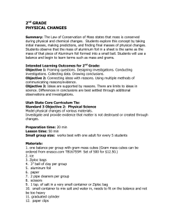 2nd GRADE PHYSICAL CHANGES