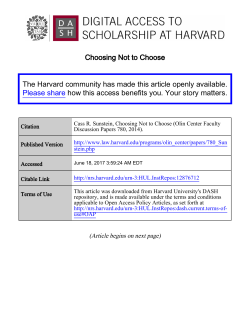 Full Text - Digital Access to Scholarship at Harvard