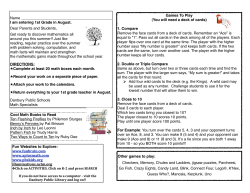 Entering 1st Cover - Danbury Public Schools