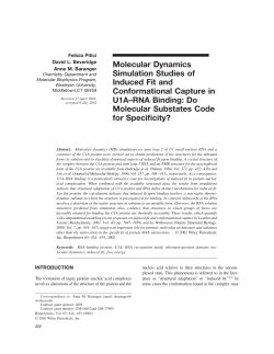 Molecular dynamics simulation studies of induced fit and